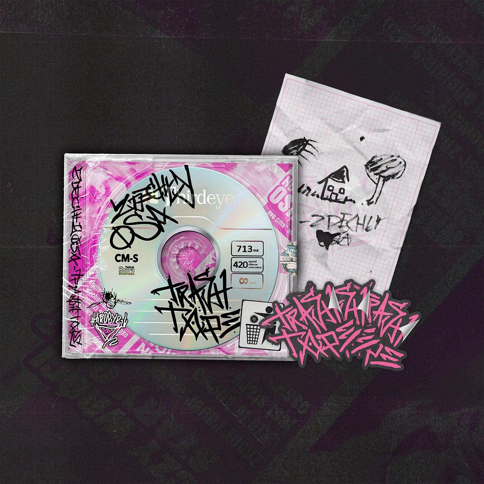 TRASH TAPE [zestaw 'CAŁY CH*J']