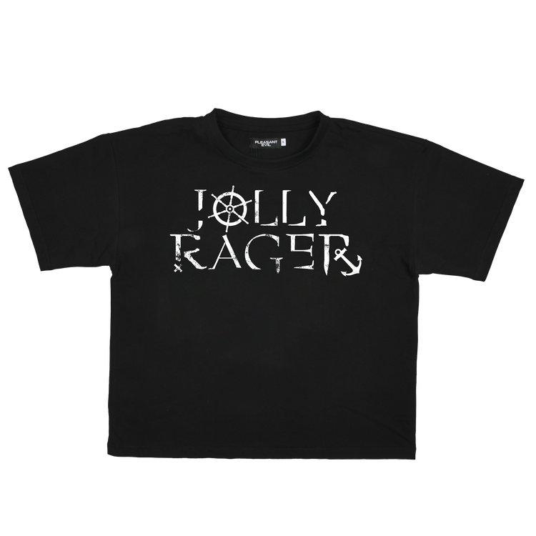 Siles & Yung Czarny - JOLLY RAGER tees czarny [t-shirt]